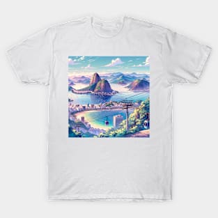 Rio de Janeiro Pão de Açúcar Illustration T-Shirt